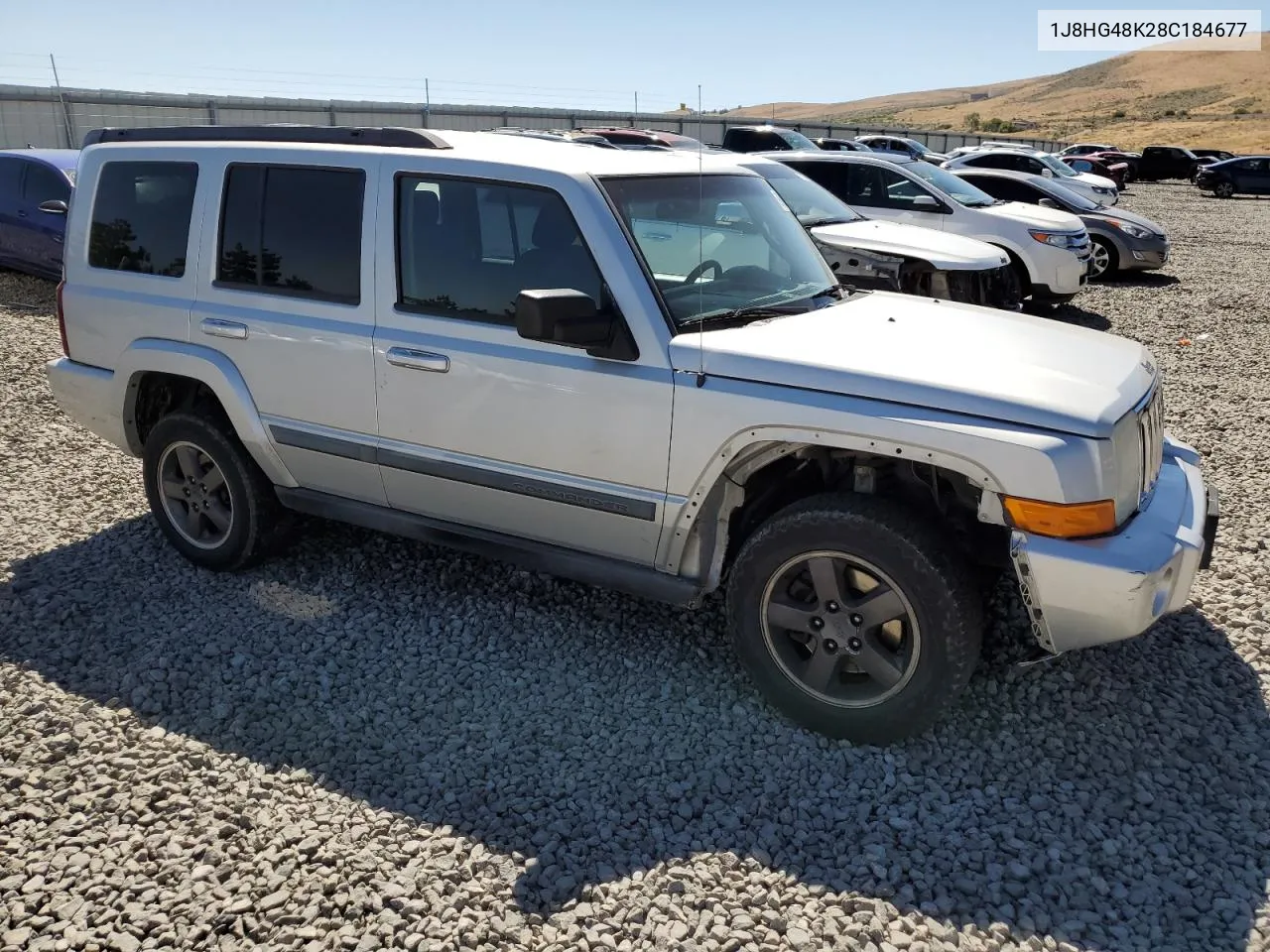 1J8HG48K28C184677 2008 Jeep Commander Sport