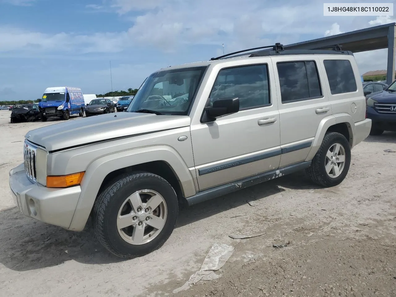 2008 Jeep Commander Sport VIN: 1J8HG48K18C110022 Lot: 70048914