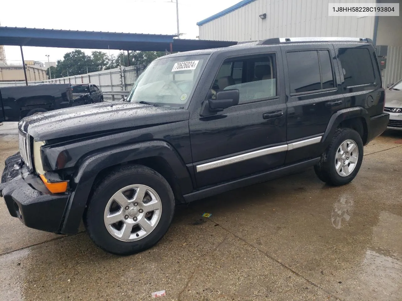 2008 Jeep Commander Limited VIN: 1J8HH58228C193804 Lot: 70626024