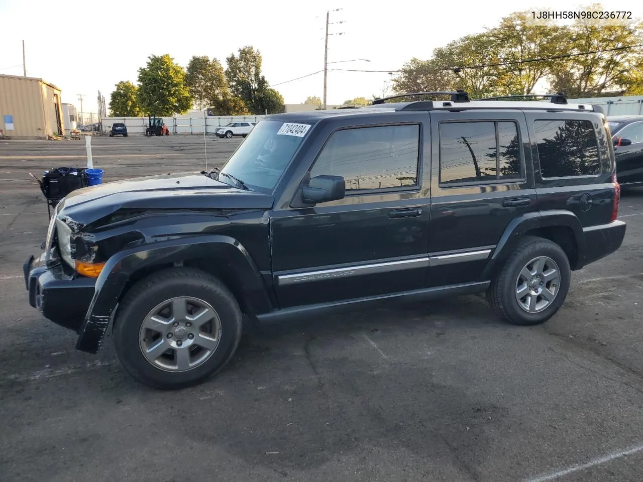 2008 Jeep Commander Limited VIN: 1J8HH58N98C236772 Lot: 71042404