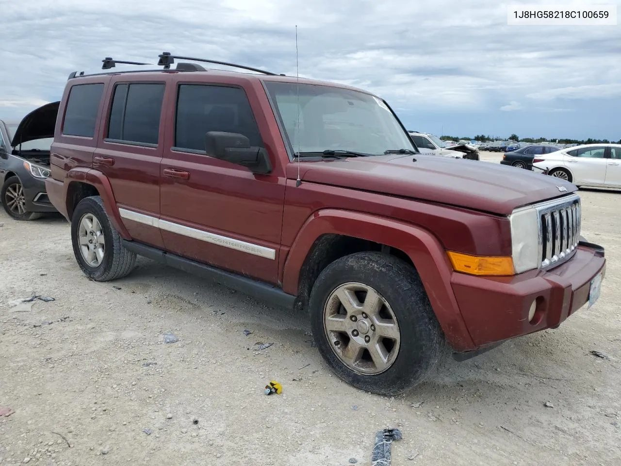 2008 Jeep Commander Limited VIN: 1J8HG58218C100659 Lot: 72692154