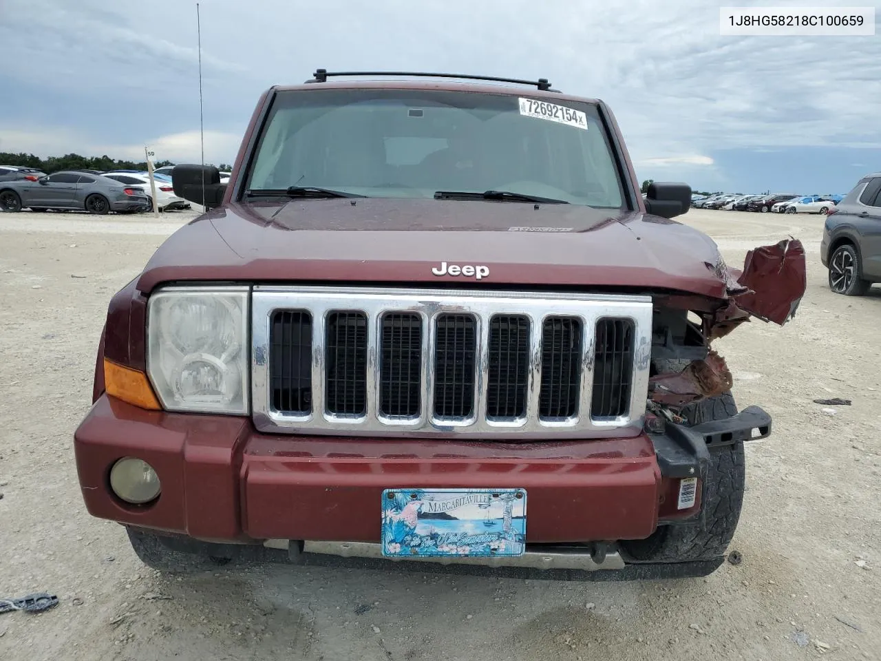 2008 Jeep Commander Limited VIN: 1J8HG58218C100659 Lot: 72692154