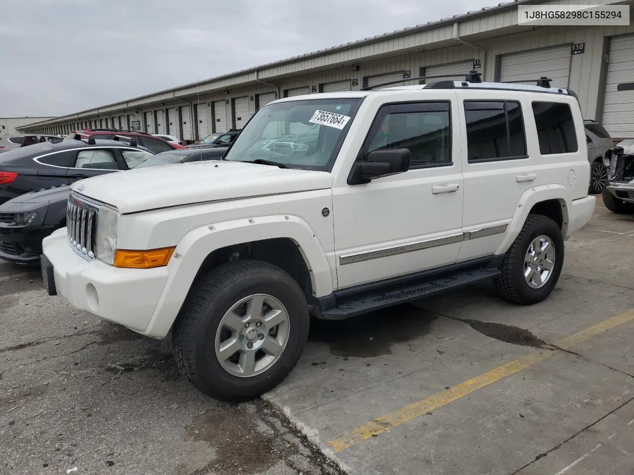 2008 Jeep Commander Limited VIN: 1J8HG58298C155294 Lot: 73657664