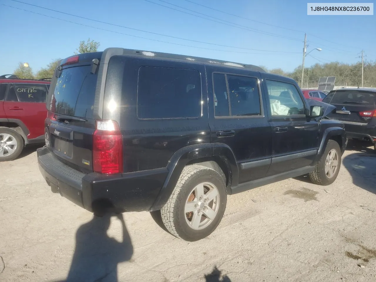 2008 Jeep Commander Sport VIN: 1J8HG48NX8C236700 Lot: 73933194