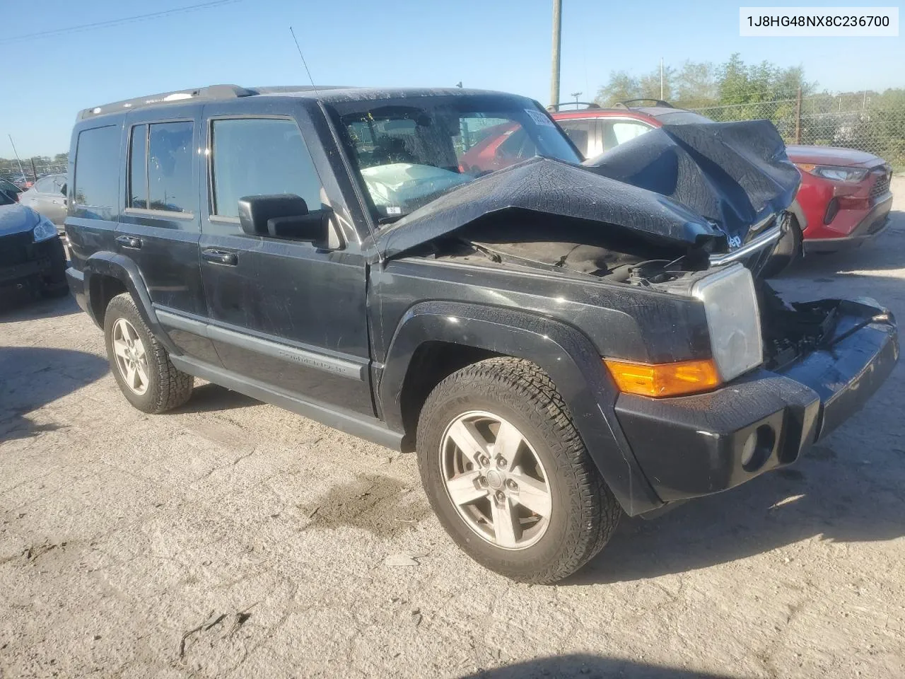 2008 Jeep Commander Sport VIN: 1J8HG48NX8C236700 Lot: 73933194