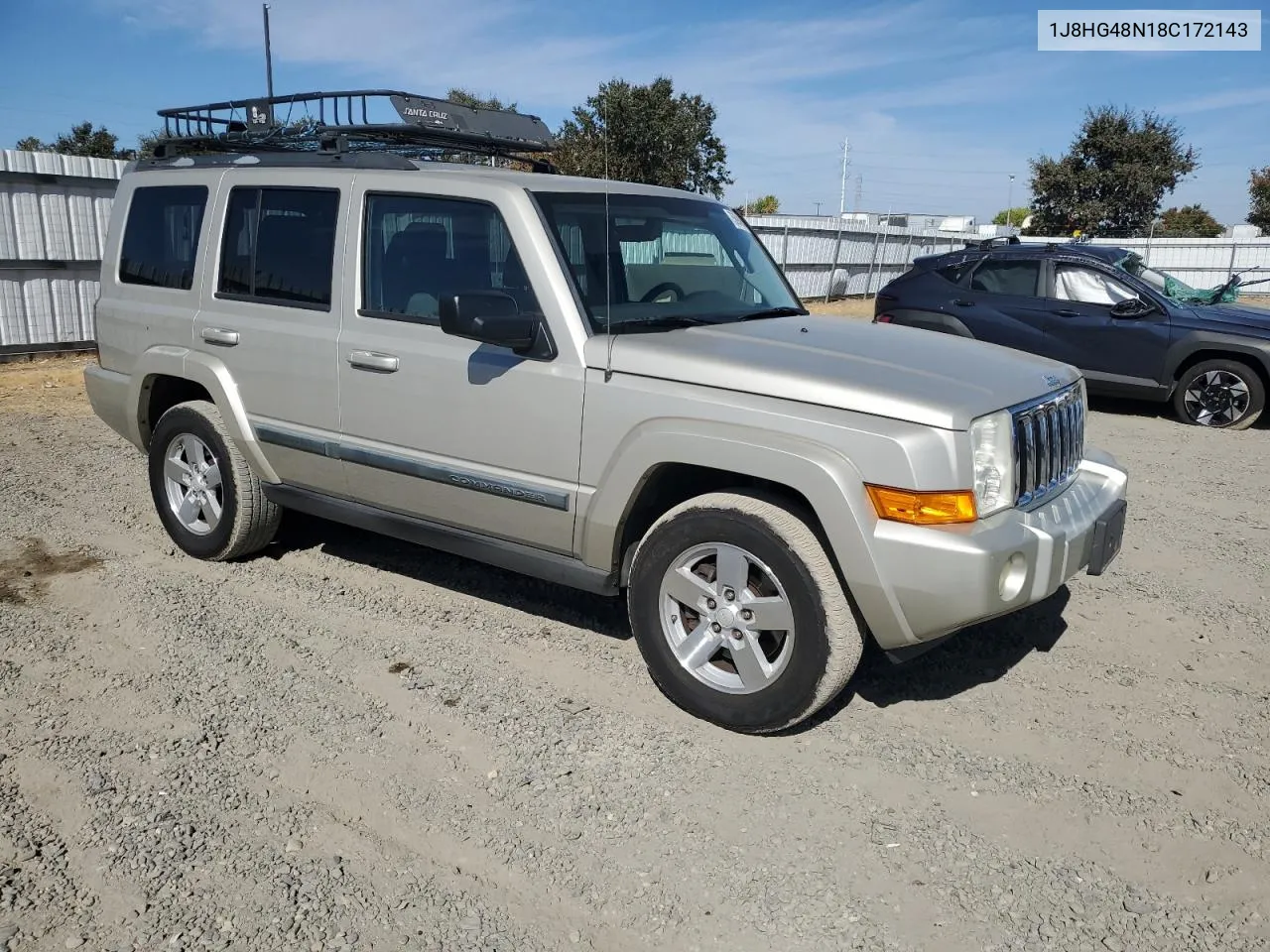 2008 Jeep Commander Sport VIN: 1J8HG48N18C172143 Lot: 75694694