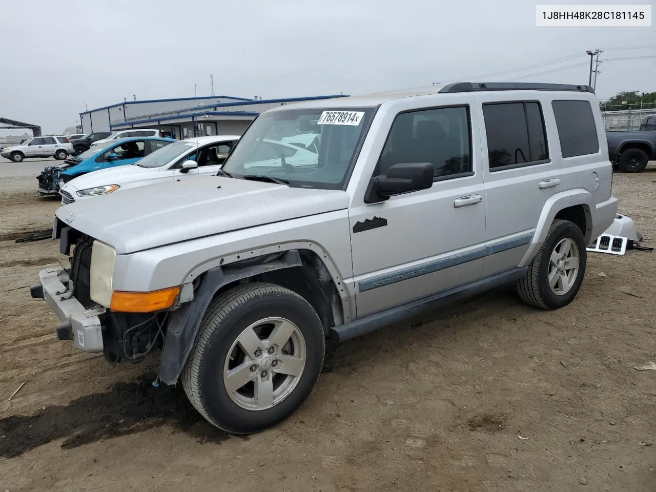 2008 Jeep Commander Sport VIN: 1J8HH48K28C181145 Lot: 76578914