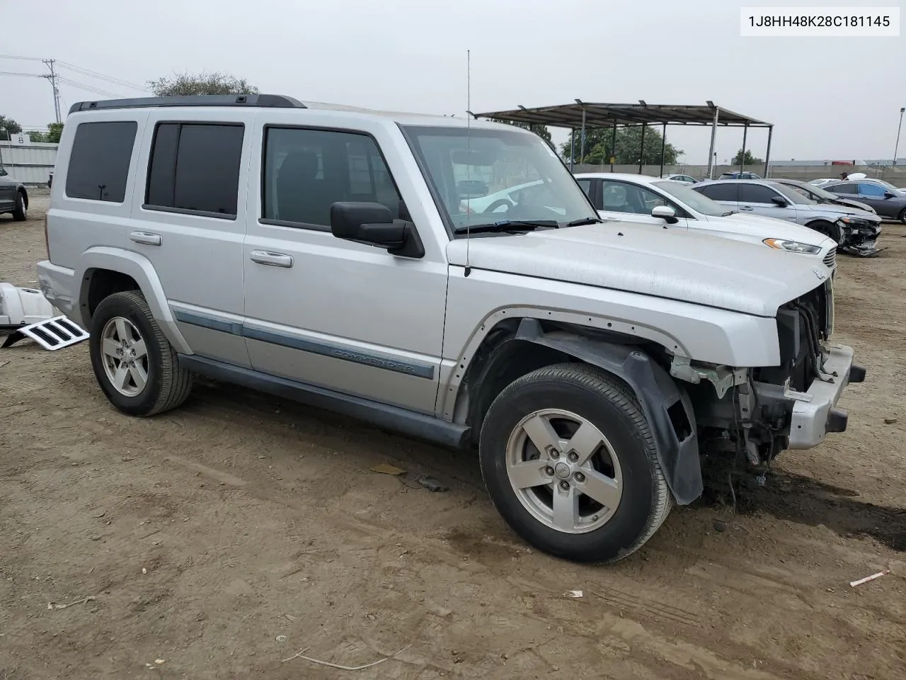 2008 Jeep Commander Sport VIN: 1J8HH48K28C181145 Lot: 76578914