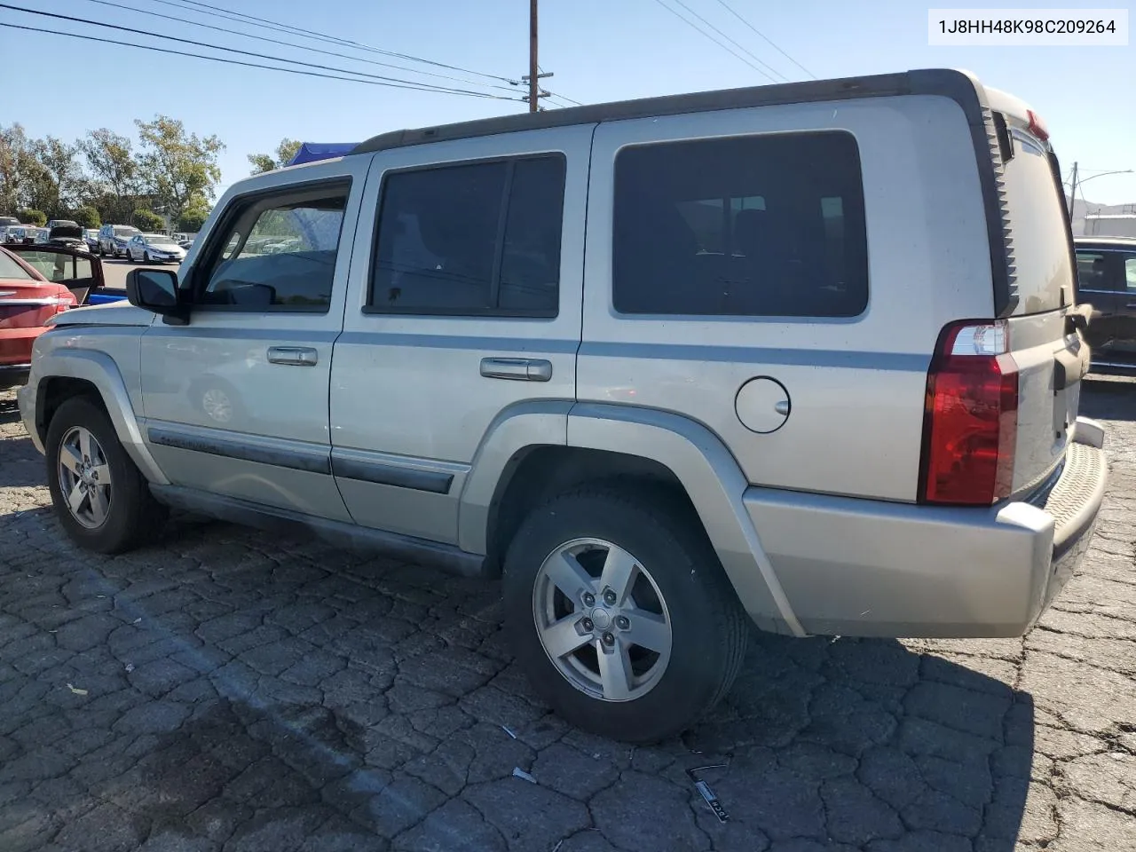 2008 Jeep Commander Sport VIN: 1J8HH48K98C209264 Lot: 77374894