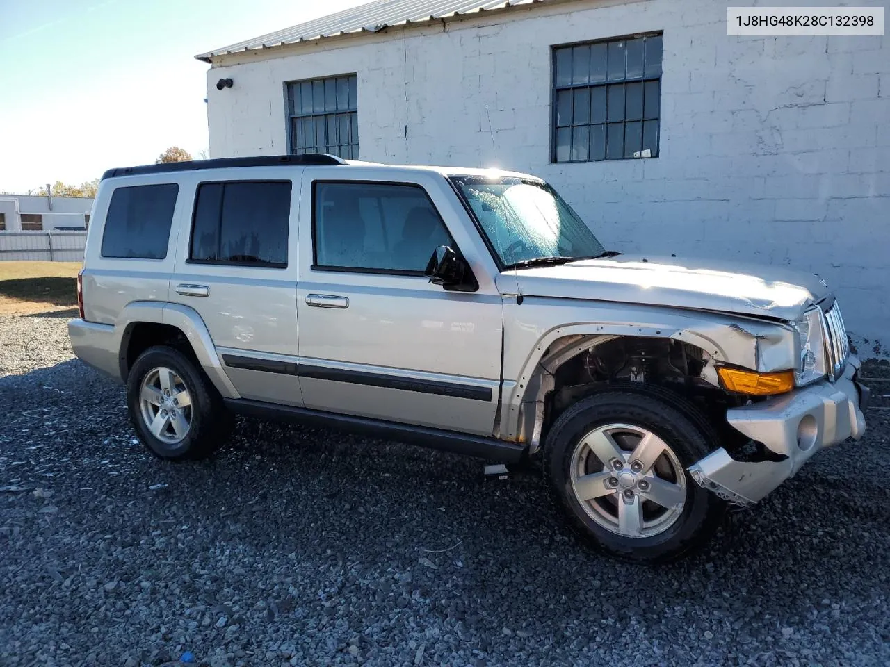 2008 Jeep Commander Sport VIN: 1J8HG48K28C132398 Lot: 77815804