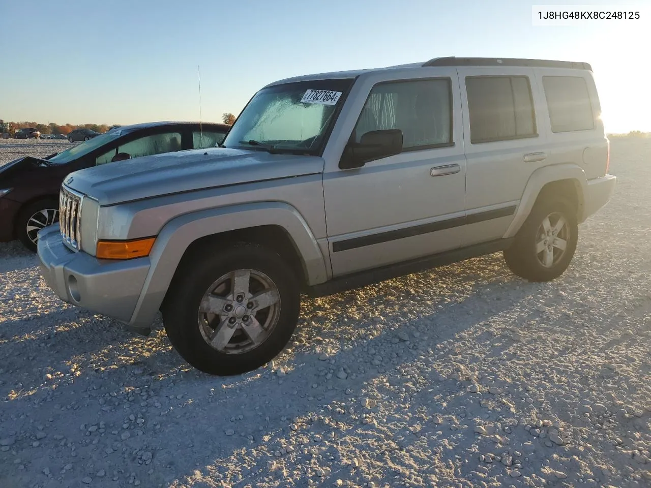 2008 Jeep Commander Sport VIN: 1J8HG48KX8C248125 Lot: 77827664