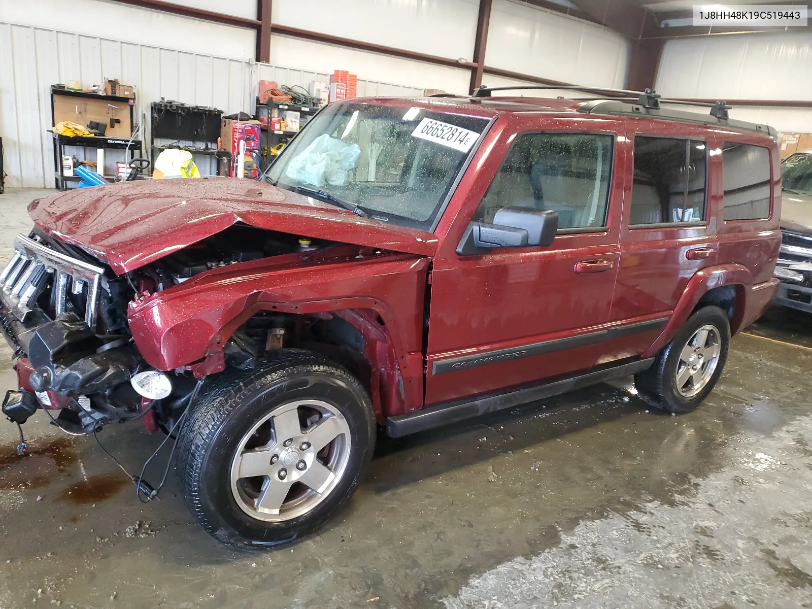 2009 Jeep Commander Sport VIN: 1J8HH48K19C519443 Lot: 66652814