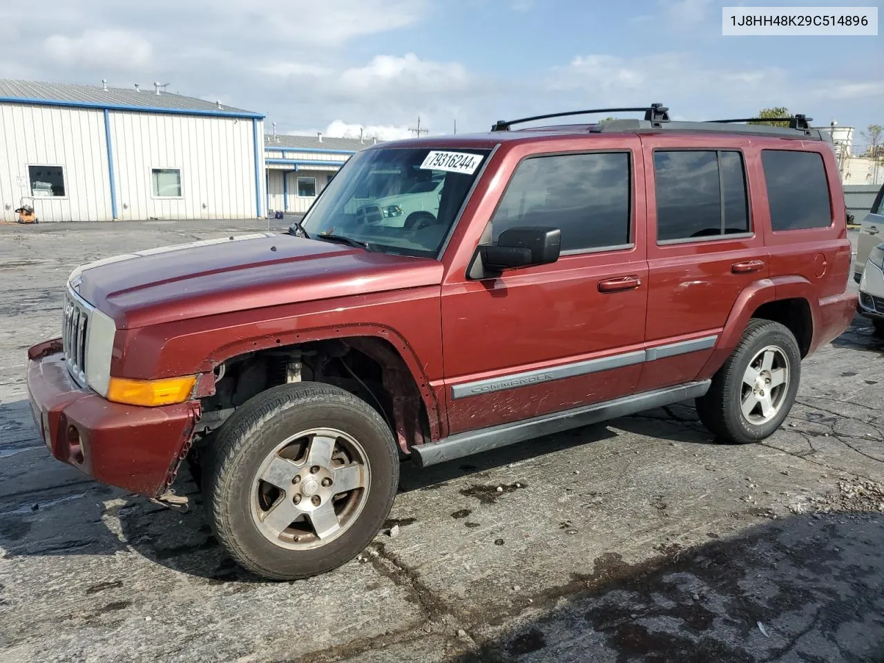 2009 Jeep Commander Sport VIN: 1J8HH48K29C514896 Lot: 79316244