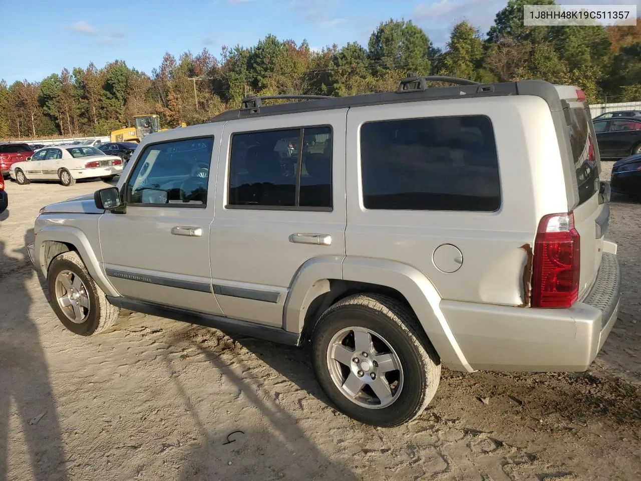 2009 Jeep Commander Sport VIN: 1J8HH48K19C511357 Lot: 80654554