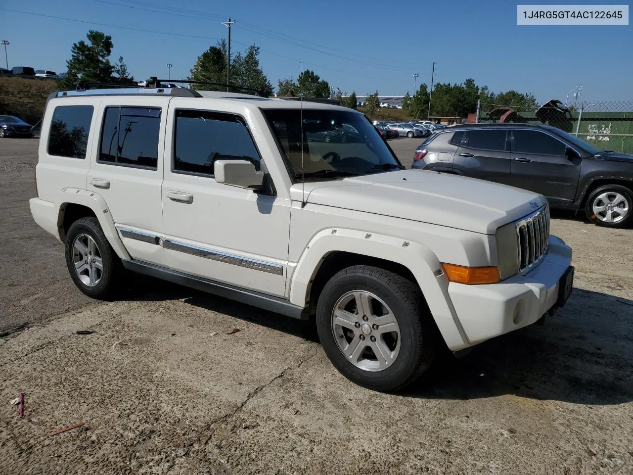 2010 Jeep Commander Limited VIN: 1J4RG5GT4AC122645 Lot: 75513074