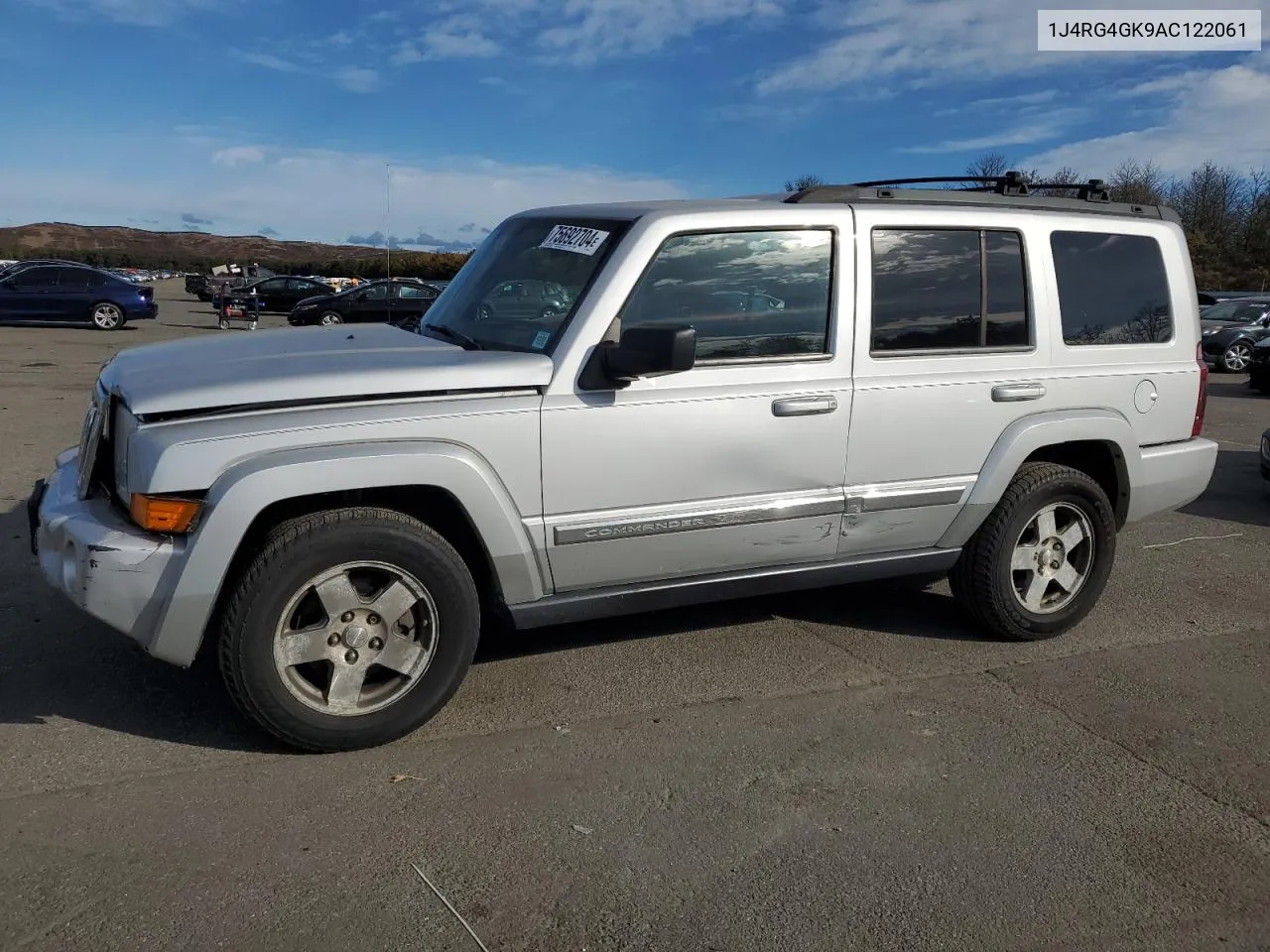 2010 Jeep Commander Sport VIN: 1J4RG4GK9AC122061 Lot: 75692704