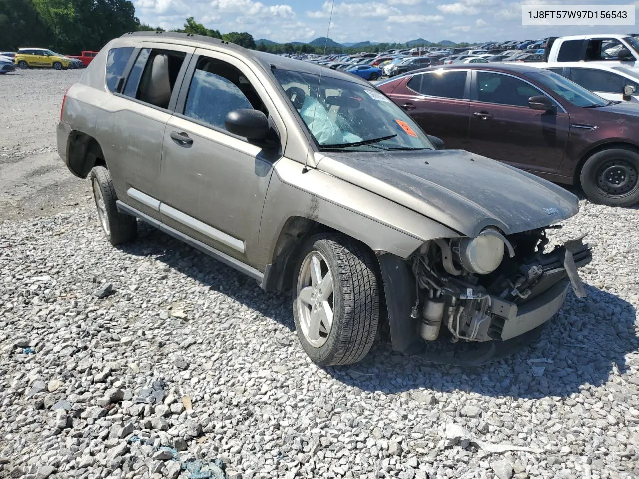 2007 Jeep Compass Limited VIN: 1J8FT57W97D156543 Lot: 59680054