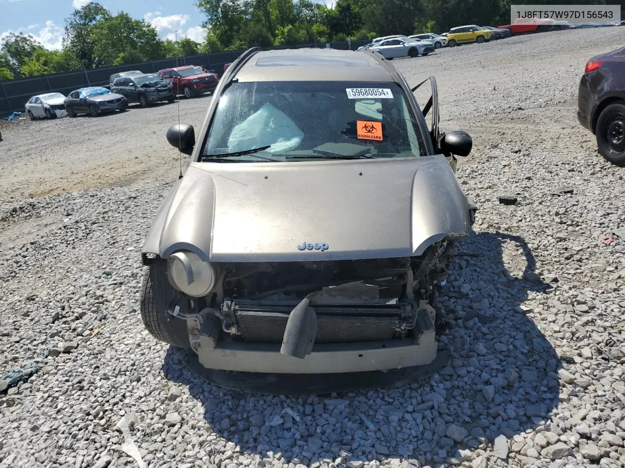 2007 Jeep Compass Limited VIN: 1J8FT57W97D156543 Lot: 59680054