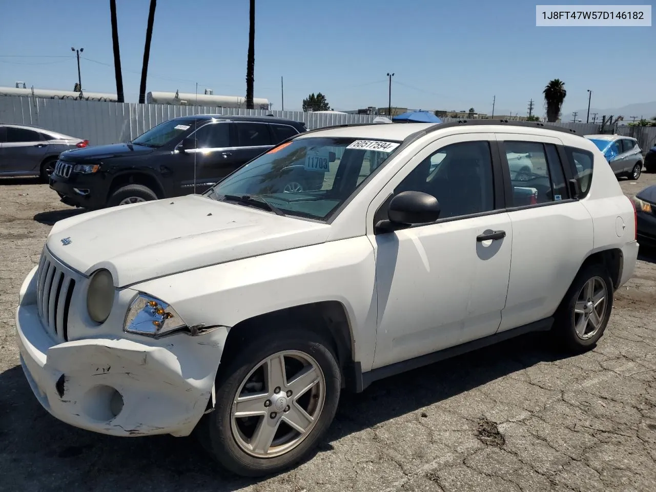 1J8FT47W57D146182 2007 Jeep Compass