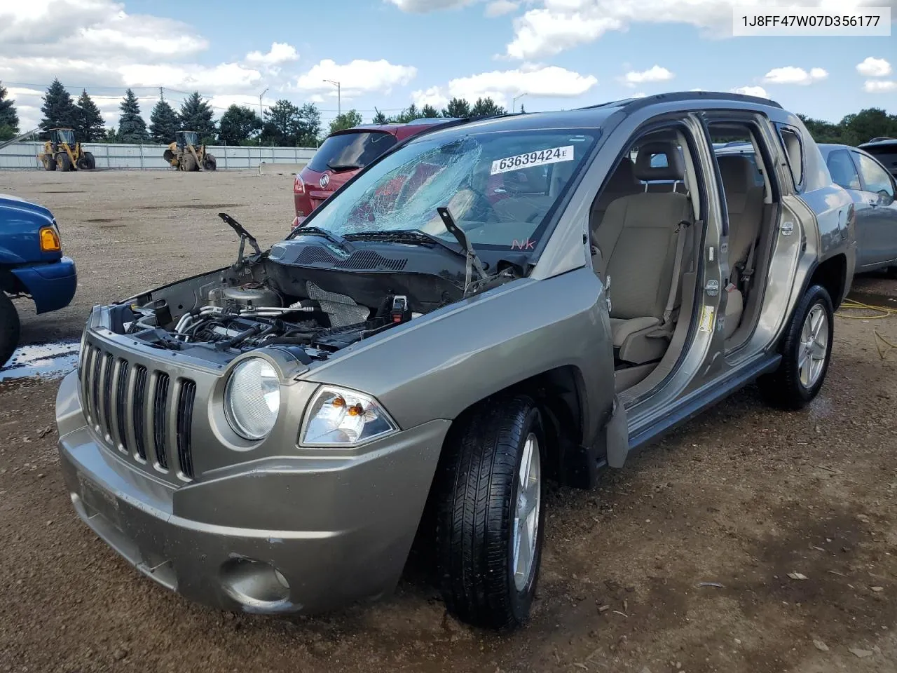 2007 Jeep Compass VIN: 1J8FF47W07D356177 Lot: 63639424