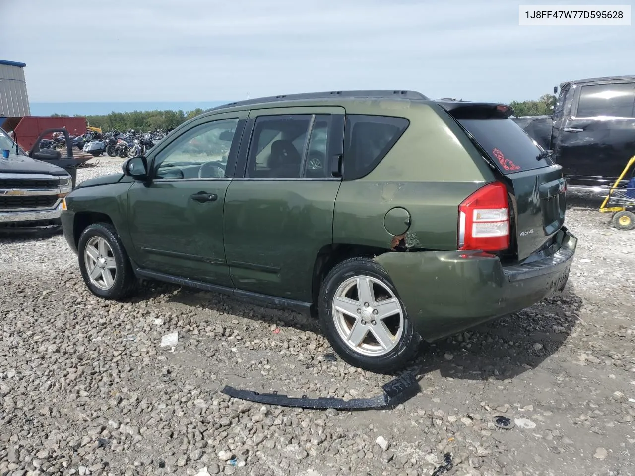 1J8FF47W77D595628 2007 Jeep Compass