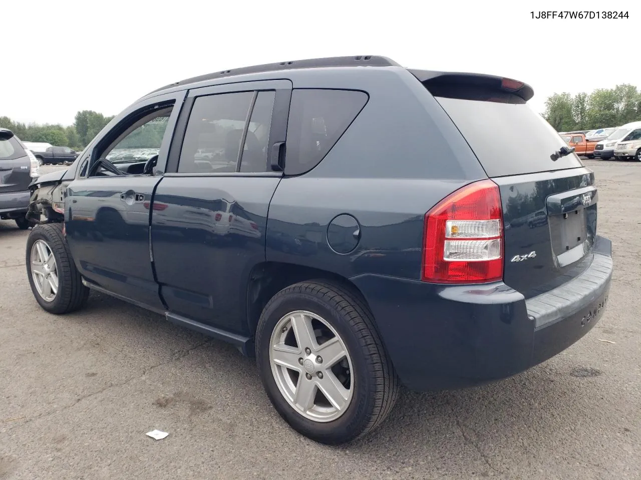 1J8FF47W67D138244 2007 Jeep Compass