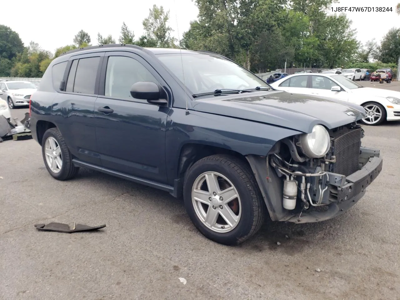 1J8FF47W67D138244 2007 Jeep Compass