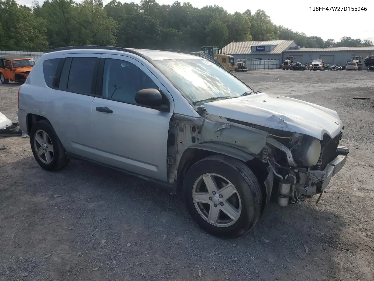 2007 Jeep Compass VIN: 1J8FF47W27D155946 Lot: 71318134