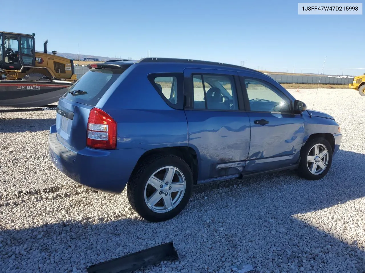 2007 Jeep Compass VIN: 1J8FF47W47D215998 Lot: 71601544