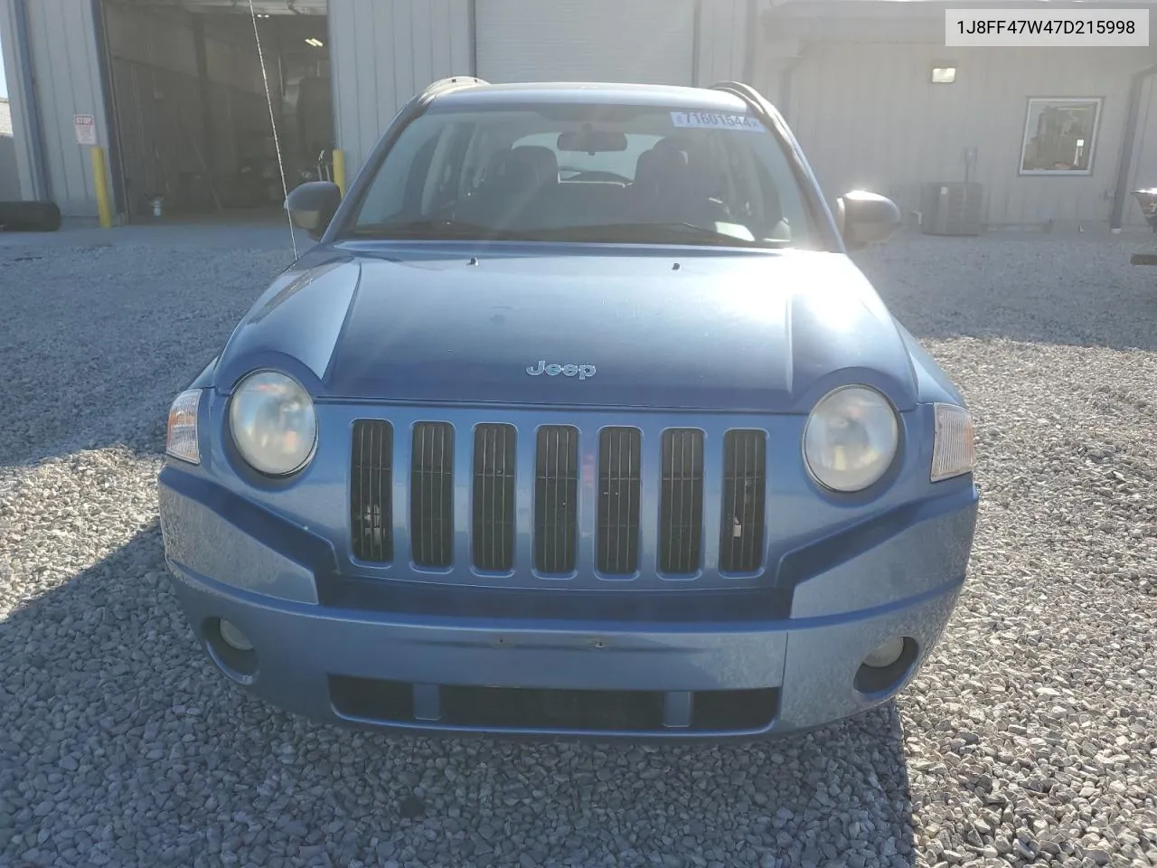 2007 Jeep Compass VIN: 1J8FF47W47D215998 Lot: 71601544