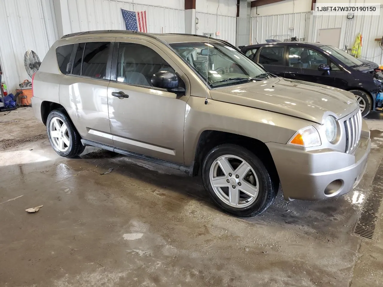 2007 Jeep Compass VIN: 1J8FT47W37D190150 Lot: 76331664