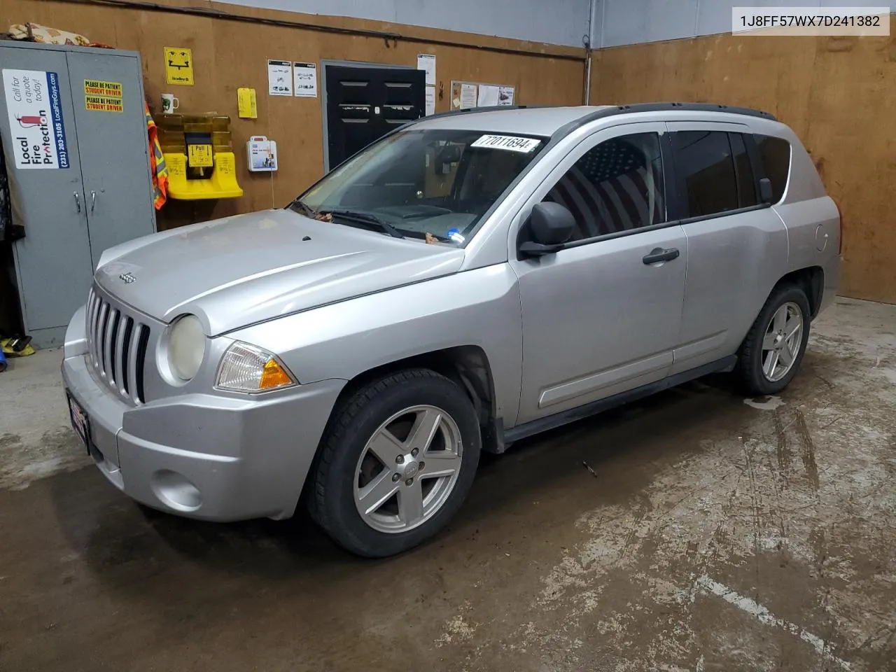 2007 Jeep Compass Limited VIN: 1J8FF57WX7D241382 Lot: 77011694