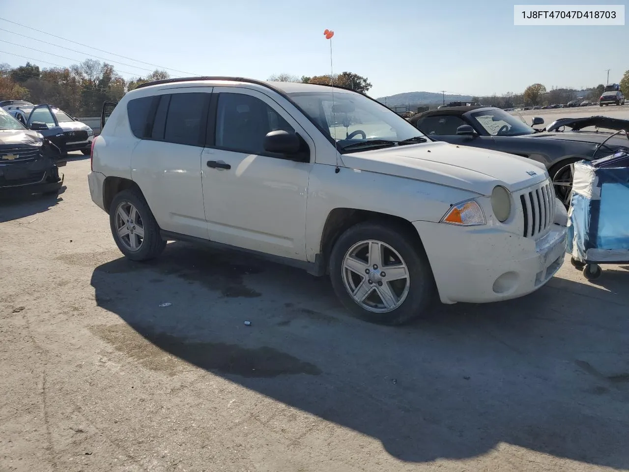 2007 Jeep Compass VIN: 1J8FT47047D418703 Lot: 77315704