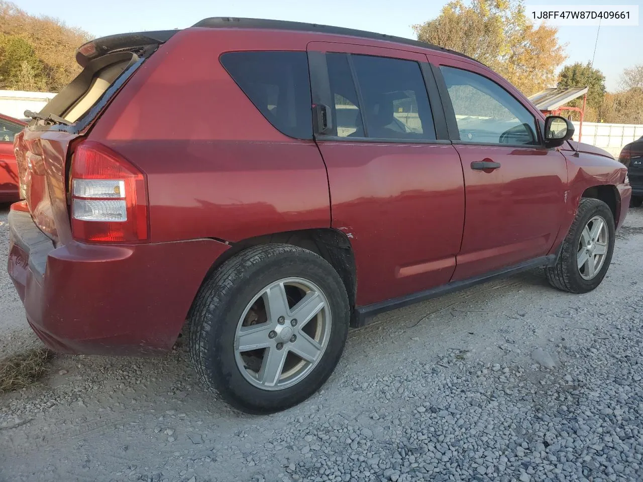 2007 Jeep Compass VIN: 1J8FF47W87D409661 Lot: 77316484