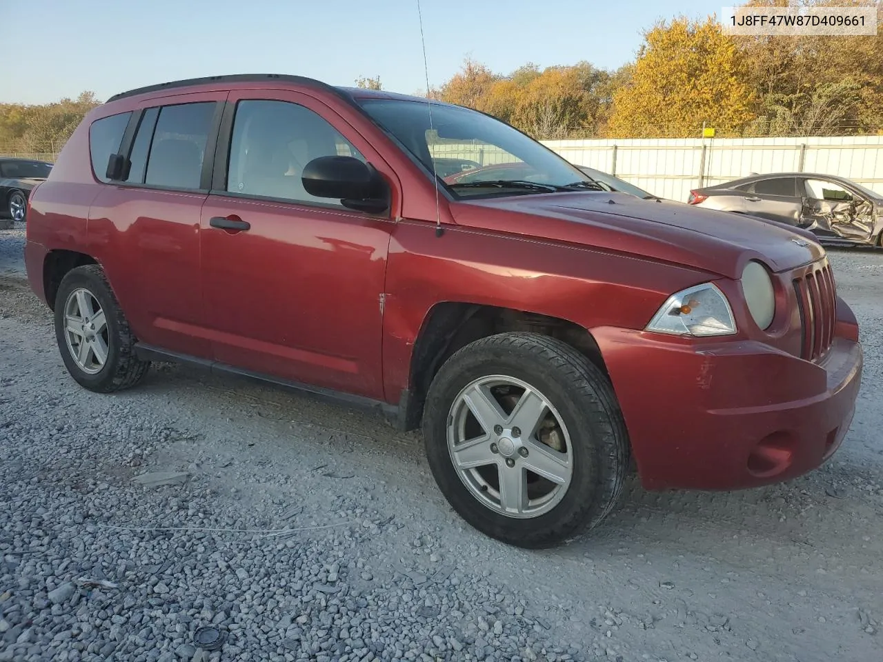 2007 Jeep Compass VIN: 1J8FF47W87D409661 Lot: 77316484