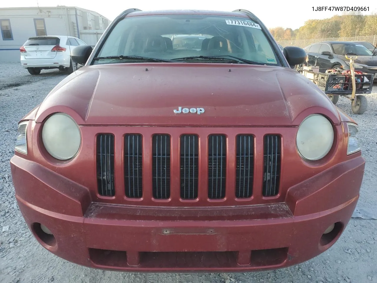 2007 Jeep Compass VIN: 1J8FF47W87D409661 Lot: 77316484