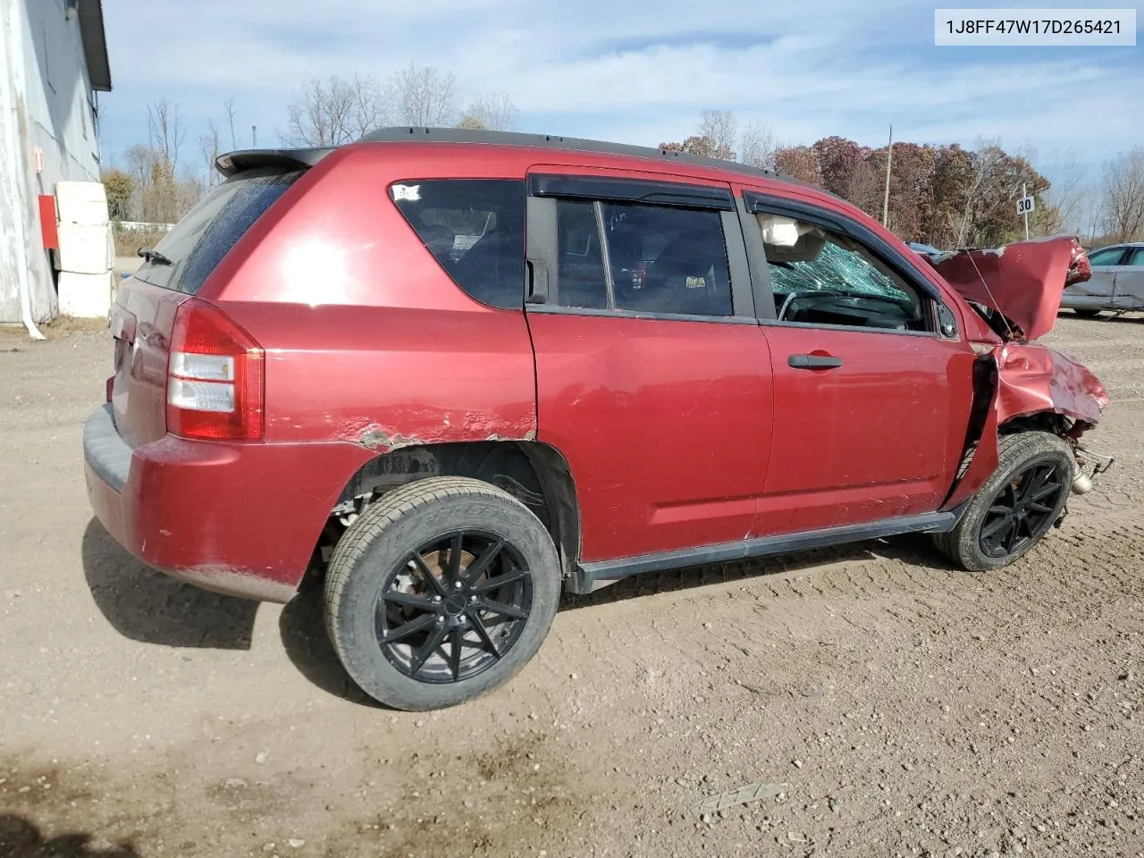 2007 Jeep Compass VIN: 1J8FF47W17D265421 Lot: 77598104