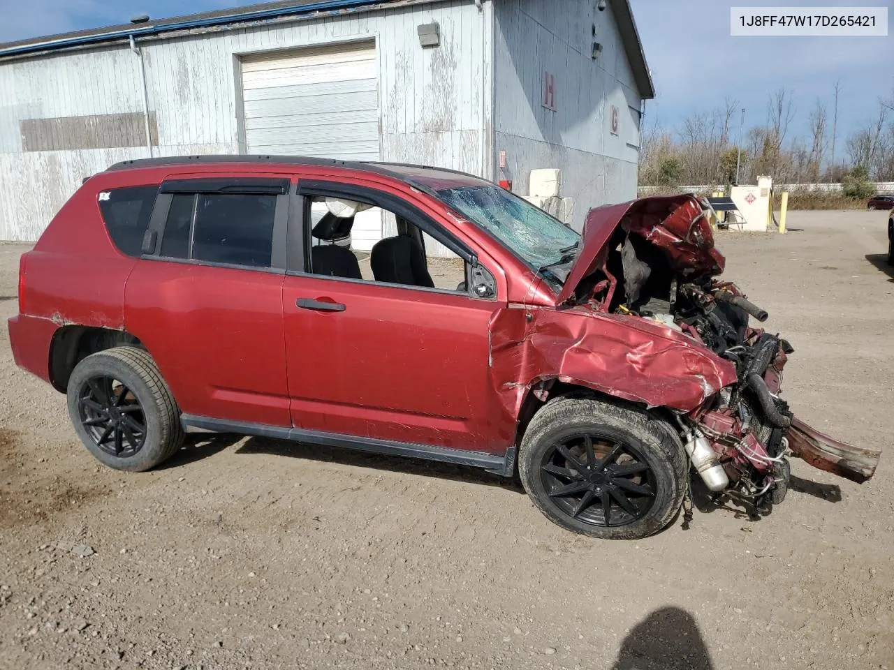 2007 Jeep Compass VIN: 1J8FF47W17D265421 Lot: 77598104