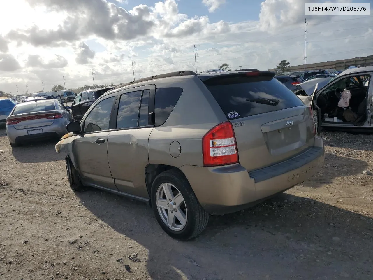 2007 Jeep Compass VIN: 1J8FT47W17D205776 Lot: 79222794