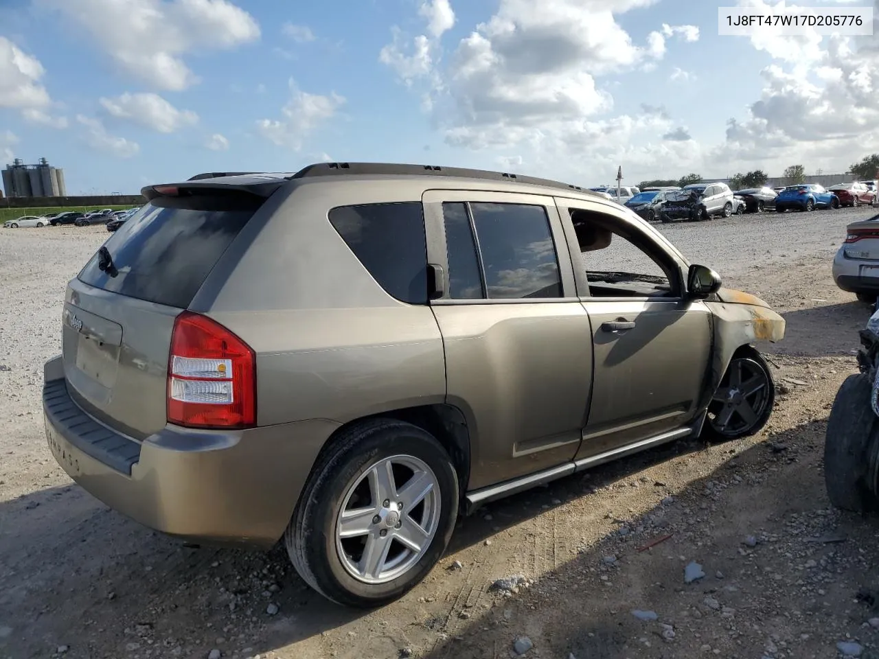 2007 Jeep Compass VIN: 1J8FT47W17D205776 Lot: 79222794