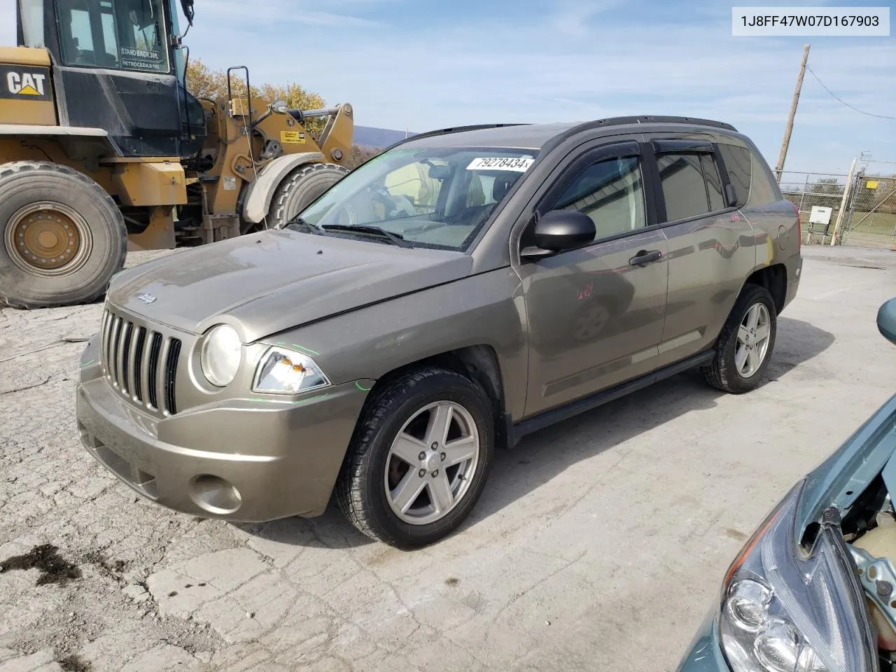 2007 Jeep Compass VIN: 1J8FF47W07D167903 Lot: 79278434