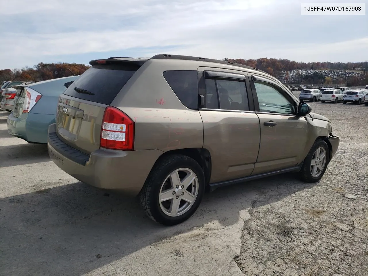 2007 Jeep Compass VIN: 1J8FF47W07D167903 Lot: 79278434