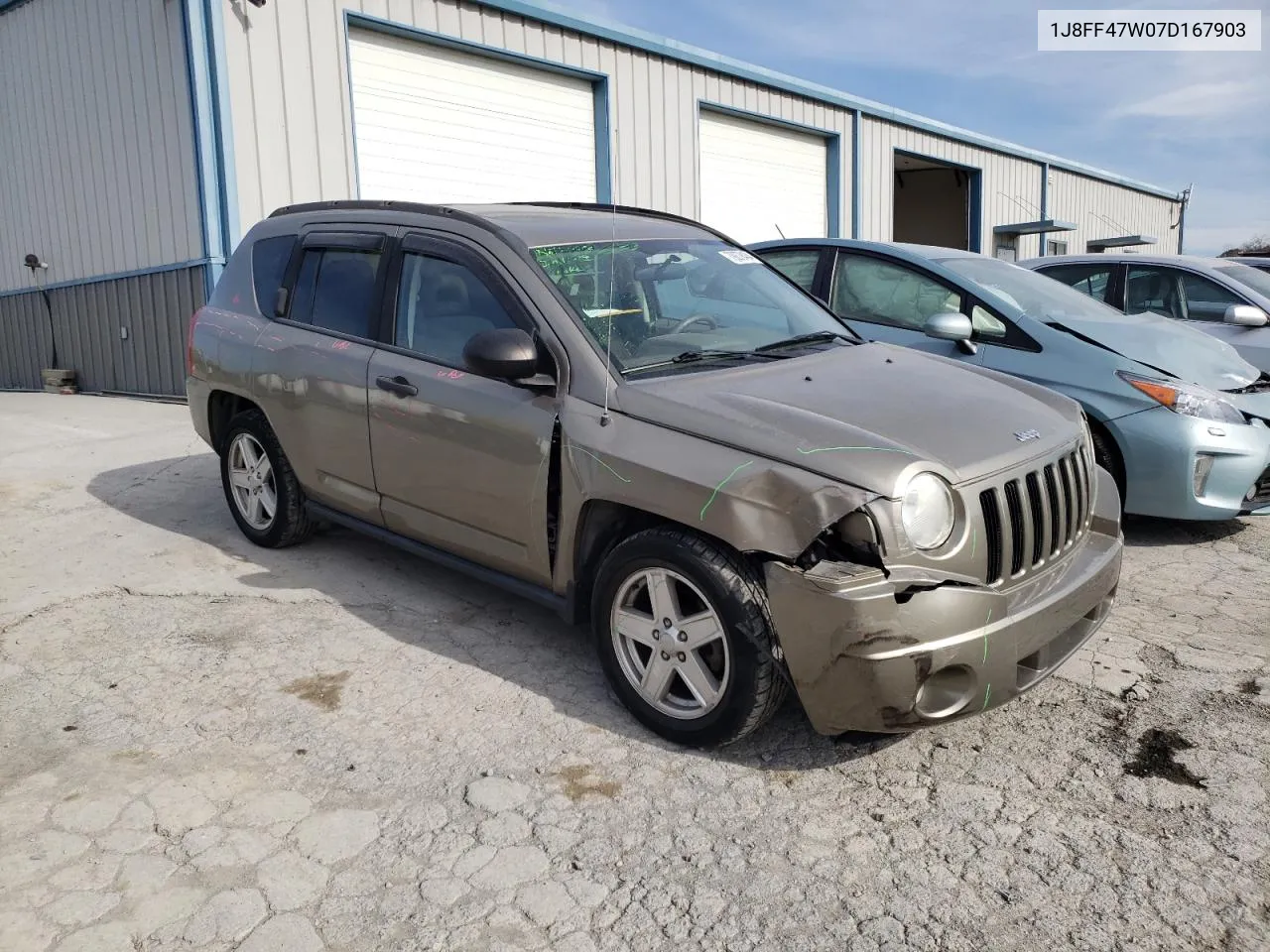 2007 Jeep Compass VIN: 1J8FF47W07D167903 Lot: 79278434