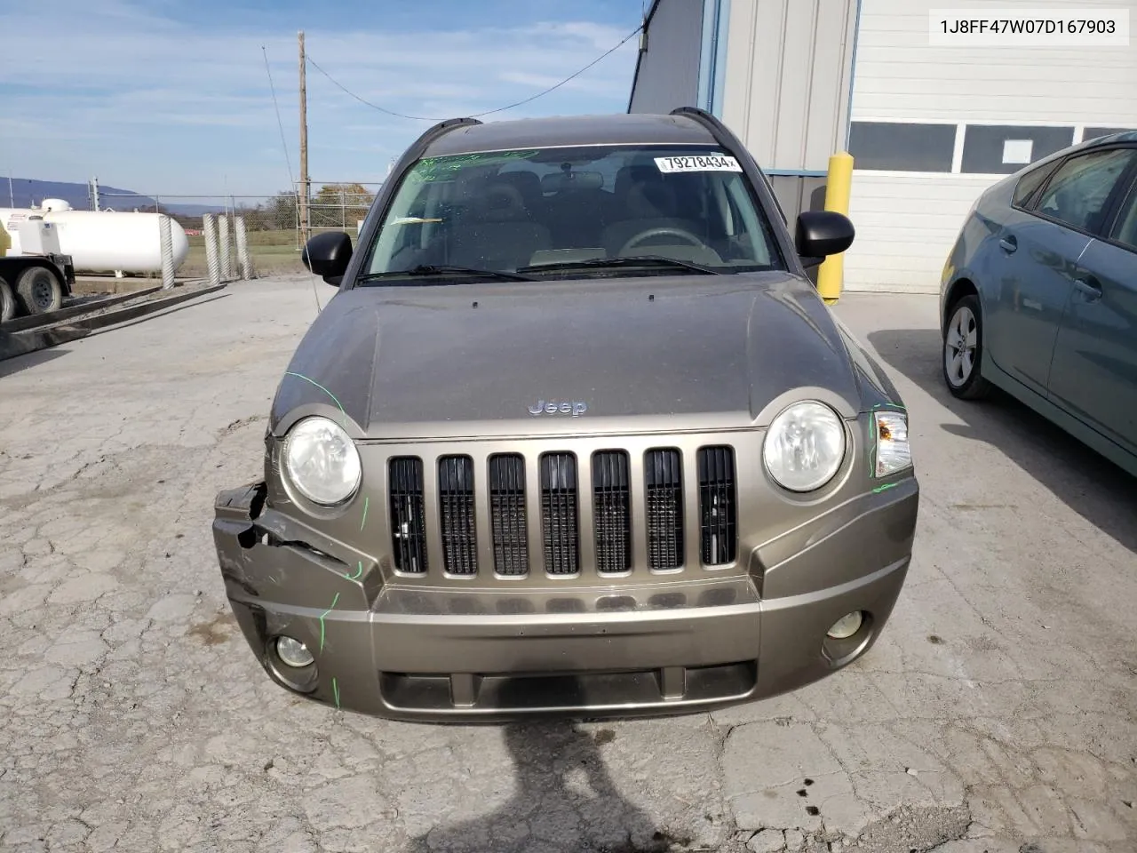 2007 Jeep Compass VIN: 1J8FF47W07D167903 Lot: 79278434