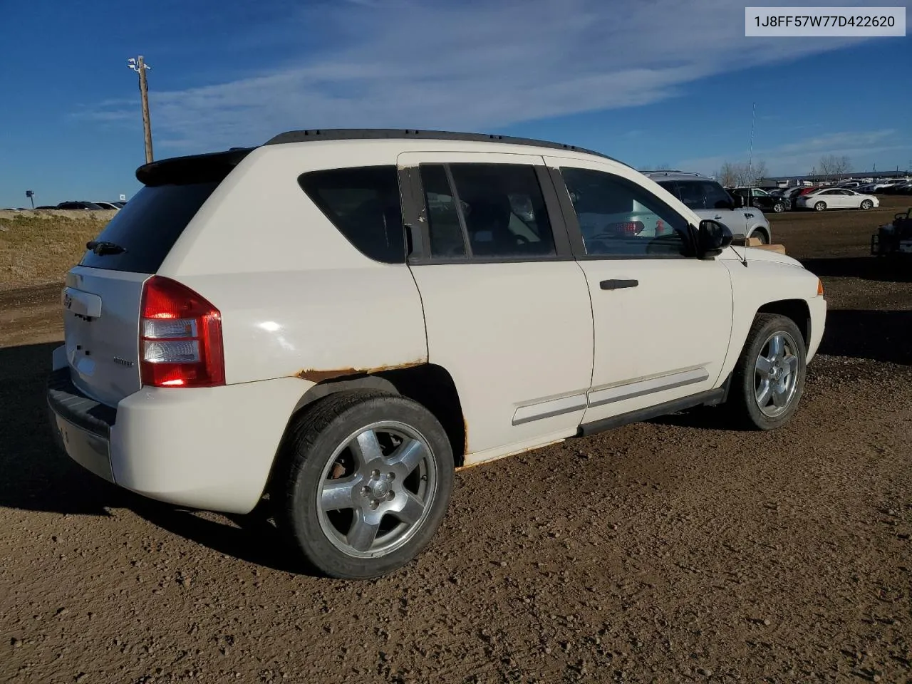 2007 Jeep Compass Limited VIN: 1J8FF57W77D422620 Lot: 79523944