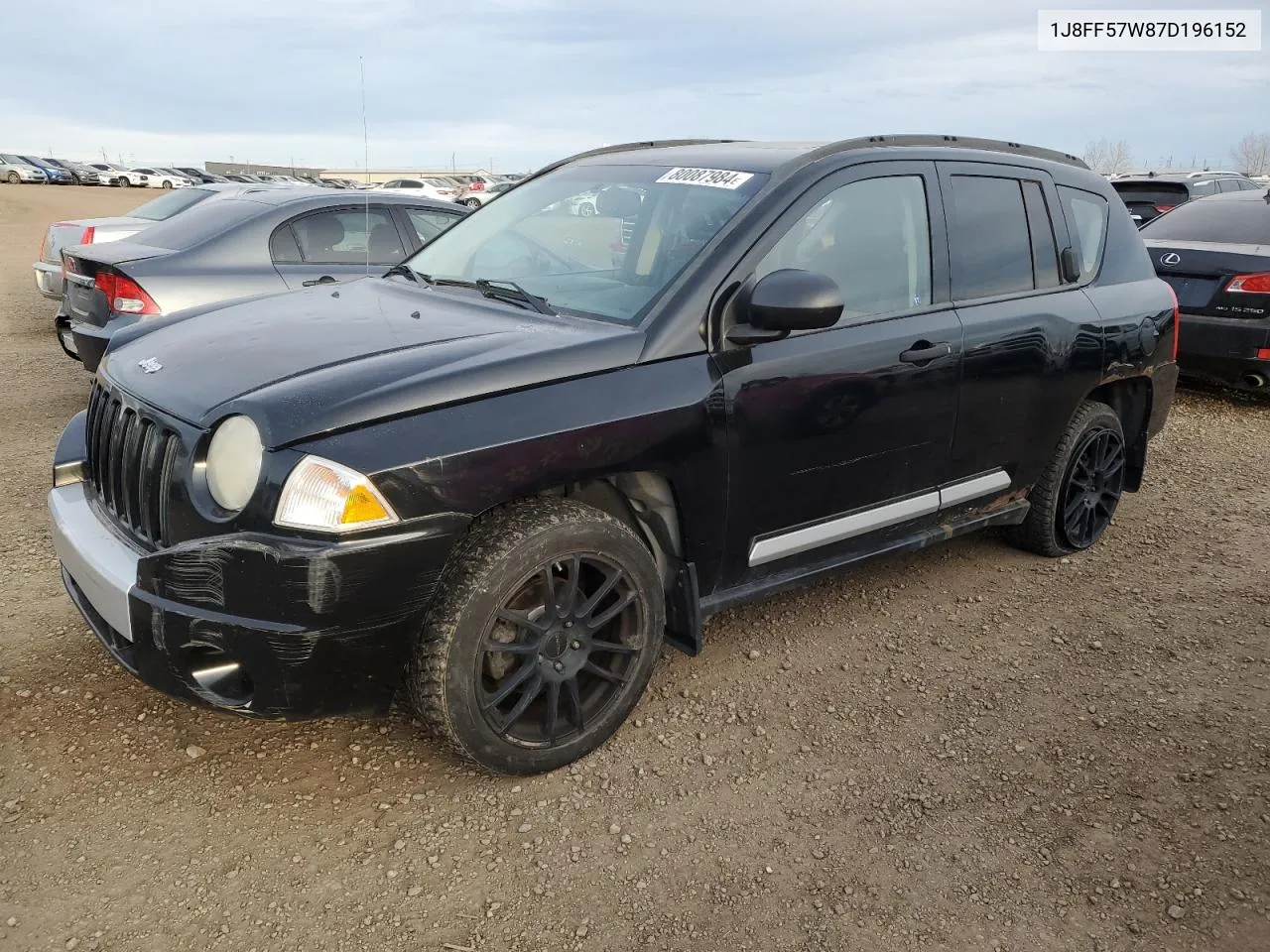 2007 Jeep Compass Limited VIN: 1J8FF57W87D196152 Lot: 80087984