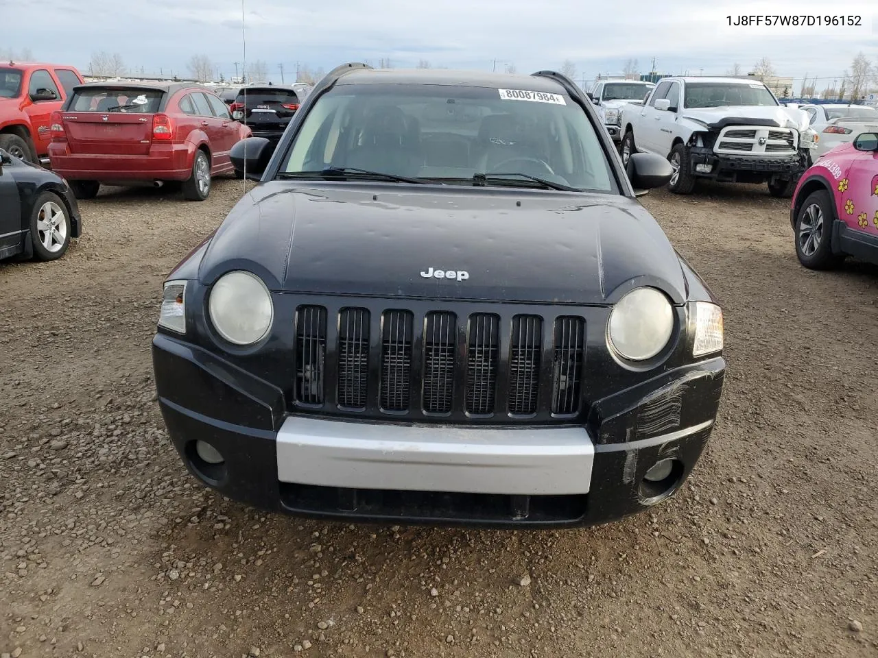 2007 Jeep Compass Limited VIN: 1J8FF57W87D196152 Lot: 80087984