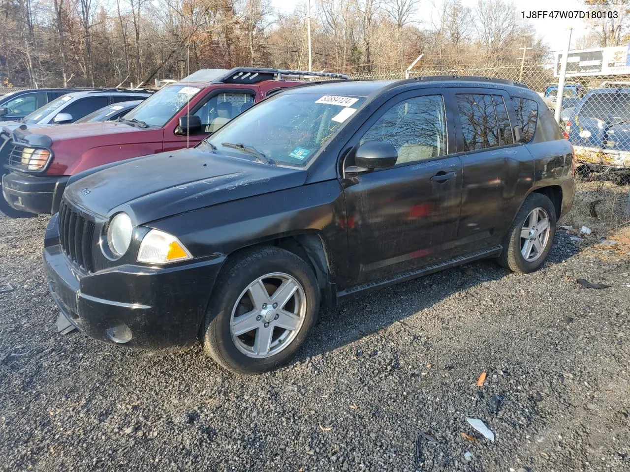 2007 Jeep Compass VIN: 1J8FF47W07D180103 Lot: 80884124