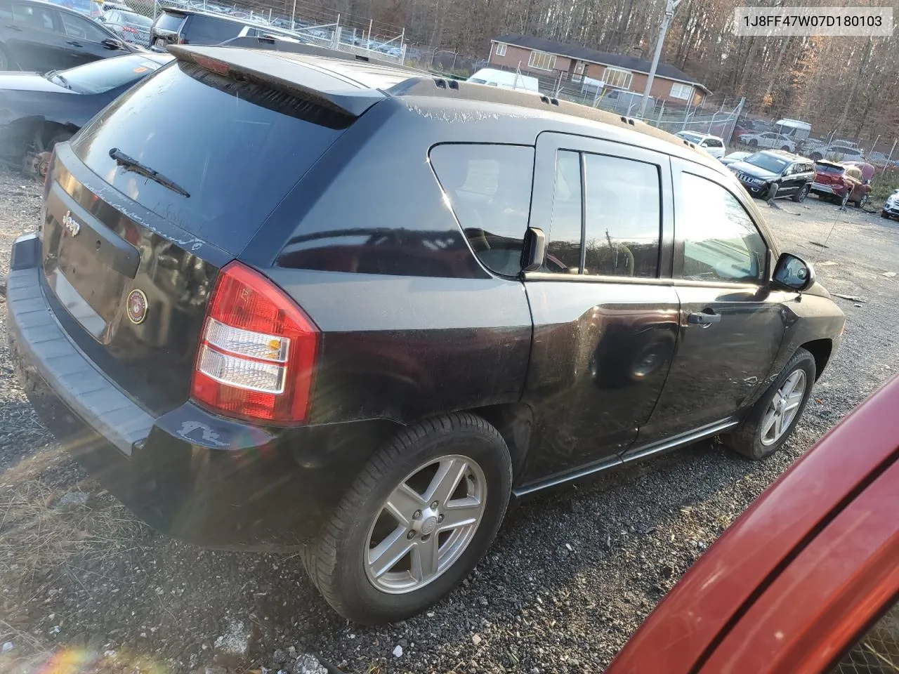 2007 Jeep Compass VIN: 1J8FF47W07D180103 Lot: 80884124