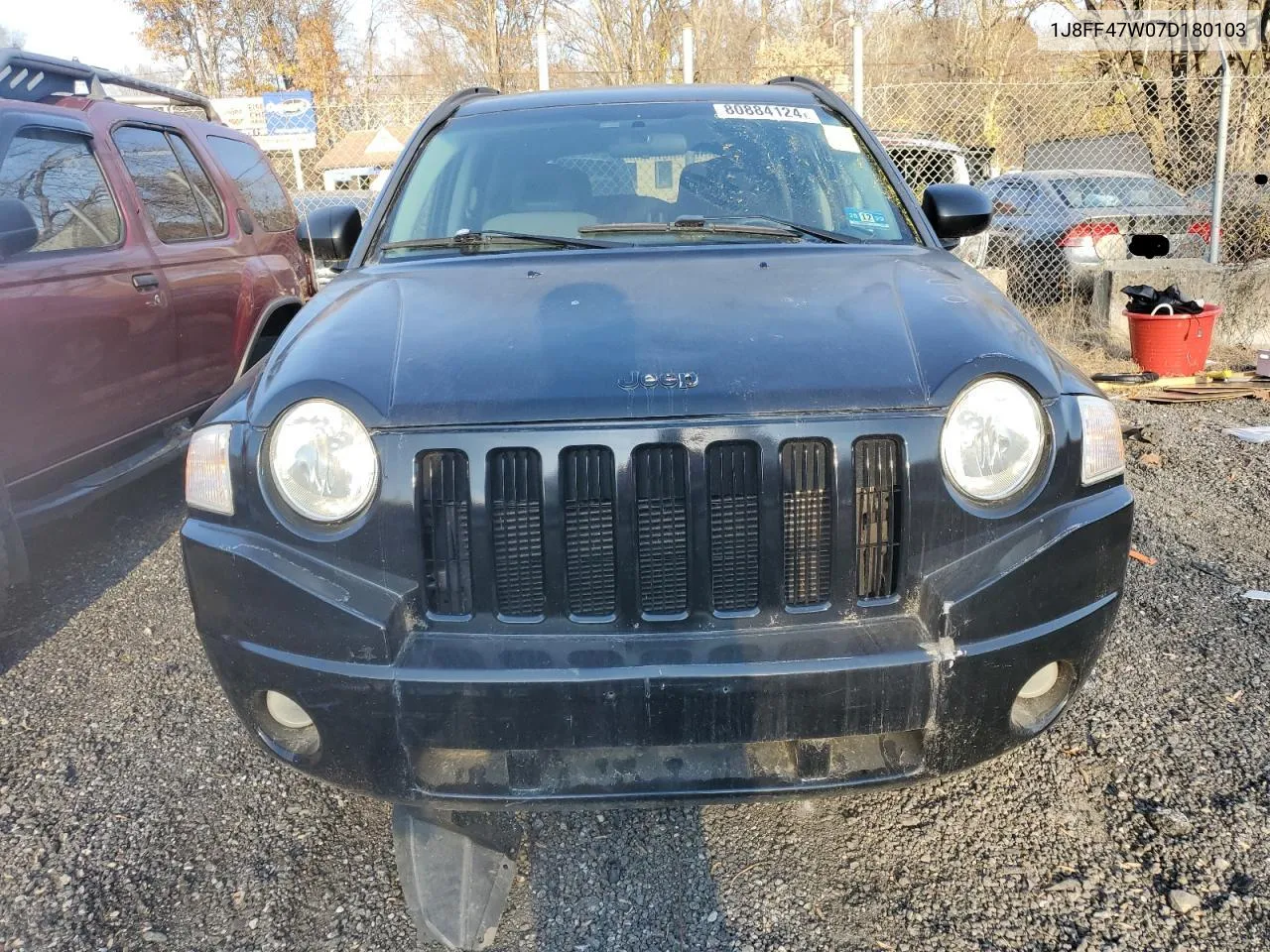 2007 Jeep Compass VIN: 1J8FF47W07D180103 Lot: 80884124